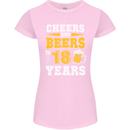 18th Birthday 18 Year Old Funny Alcohol Womens Petite Cut T-Shirt Light Pink