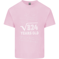 18th Birthday 18 Year Old Geek Funny Maths Mens Cotton T-Shirt Tee Top Light Pink