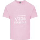 18th Birthday 18 Year Old Geek Funny Maths Mens Cotton T-Shirt Tee Top Light Pink