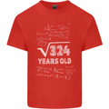 18th Birthday 18 Year Old Geek Funny Maths Mens Cotton T-Shirt Tee Top Red
