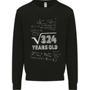 18th Birthday 18 Year Old Geek Funny Maths Mens Sweatshirt Jumper Black