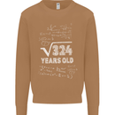 18th Birthday 18 Year Old Geek Funny Maths Mens Sweatshirt Jumper Caramel Latte