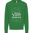 18th Birthday 18 Year Old Geek Funny Maths Mens Sweatshirt Jumper Irish Green