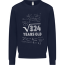 18th Birthday 18 Year Old Geek Funny Maths Mens Sweatshirt Jumper Navy Blue