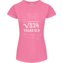 18th Birthday 18 Year Old Geek Funny Maths Womens Petite Cut T-Shirt Azalea