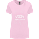 18th Birthday 18 Year Old Geek Funny Maths Womens Wider Cut T-Shirt Light Pink