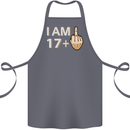 18th Birthday Funny Offensive 18 Year Old Cotton Apron 100% Organic Steel