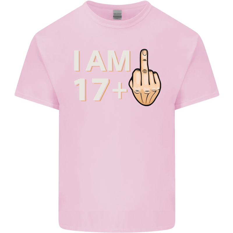 18th Birthday Funny Offensive 18 Year Old Mens Cotton T-Shirt Tee Top Light Pink