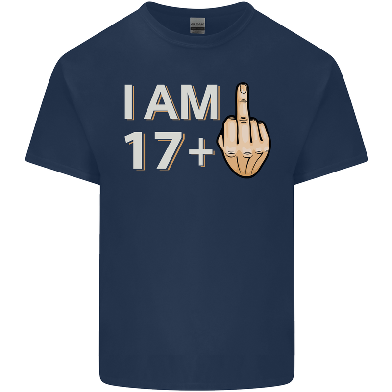 18th Birthday Funny Offensive 18 Year Old Mens Cotton T-Shirt Tee Top Navy Blue