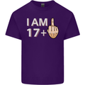 18th Birthday Funny Offensive 18 Year Old Mens Cotton T-Shirt Tee Top Purple