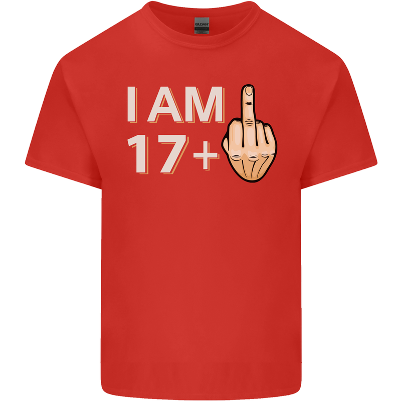 18th Birthday Funny Offensive 18 Year Old Mens Cotton T-Shirt Tee Top Red