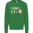 18th Birthday Funny Offensive 18 Year Old Mens Sweatshirt Jumper Irish Green
