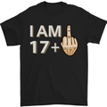 18th Birthday Funny Offensive 18 Year Old Mens T-Shirt 100% Cotton Black