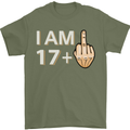 18th Birthday Funny Offensive 18 Year Old Mens T-Shirt 100% Cotton Military Green