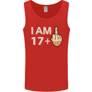 18th Birthday Funny Offensive 18 Year Old Mens Vest Tank Top Red