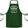 1 Year Wedding Anniversary 1st Funny Wife Cotton Apron 100% Organic Forest Green