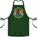 1 Year Wedding Anniversary 1st Marriage Cotton Apron 100% Organic Forest Green