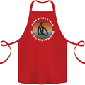 1 Year Wedding Anniversary 1st Marriage Cotton Apron 100% Organic Red