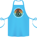 1 Year Wedding Anniversary 1st Marriage Cotton Apron 100% Organic Turquoise