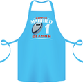 1 Year Wedding Anniversary 1st Rugby Cotton Apron 100% Organic Turquoise