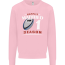 1 Year Wedding Anniversary 1st Rugby Mens Sweatshirt Jumper Light Pink