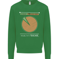 1% Teacher 99% Social Worker Teaching Kids Sweatshirt Jumper Irish Green