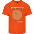 1% Teacher 99% Social Worker Teaching Kids T-Shirt Childrens Orange