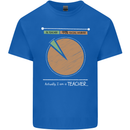1% Teacher 99% Social Worker Teaching Kids T-Shirt Childrens Royal Blue