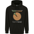 1% Teacher 99% Social Worker Teaching Mens 80% Cotton Hoodie Black
