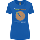 1% Teacher 99% Social Worker Teaching Womens Wider Cut T-Shirt Royal Blue