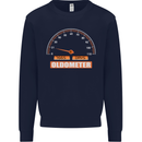 21st Birthday 21 Year Old Ageometer Funny Mens Sweatshirt Jumper Navy Blue