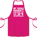 21st Birthday 21 Year Old Don't Grow Up Funny Cotton Apron 100% Organic Pink