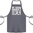 21st Birthday 21 Year Old Don't Grow Up Funny Cotton Apron 100% Organic Steel
