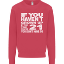 21st Birthday 21 Year Old Don't Grow Up Funny Mens Sweatshirt Jumper Heliconia