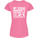 21st Birthday 21 Year Old Don't Grow Up Funny Womens Petite Cut T-Shirt Azalea