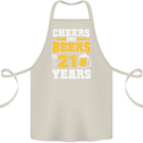 21st Birthday 21 Year Old Funny Alcohol Cotton Apron 100% Organic Natural
