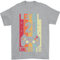 21st Birthday 21 Year Old Level Up Gamming Mens T-Shirt 100% Cotton Sports Grey
