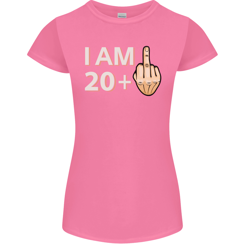21st Birthday Funny Offensive 21 Year Old Womens Petite Cut T-Shirt Azalea