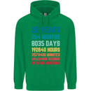 22nd Birthday 22 Year Old Mens 80% Cotton Hoodie Irish Green
