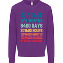 23rd Birthday 23 Year Old Mens Sweatshirt Jumper Purple