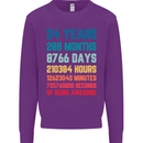 24th Birthday 24 Year Old Mens Sweatshirt Jumper Purple