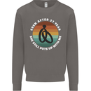 27 Year Wedding Anniversary 27th Marriage Mens Sweatshirt Jumper Charcoal