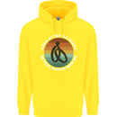 28 Year Wedding Anniversary 28th Marriage Mens 80% Cotton Hoodie Yellow