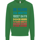 28th Birthday 28 Year Old Mens Sweatshirt Jumper Irish Green