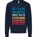 28th Birthday 28 Year Old Mens Sweatshirt Jumper Navy Blue
