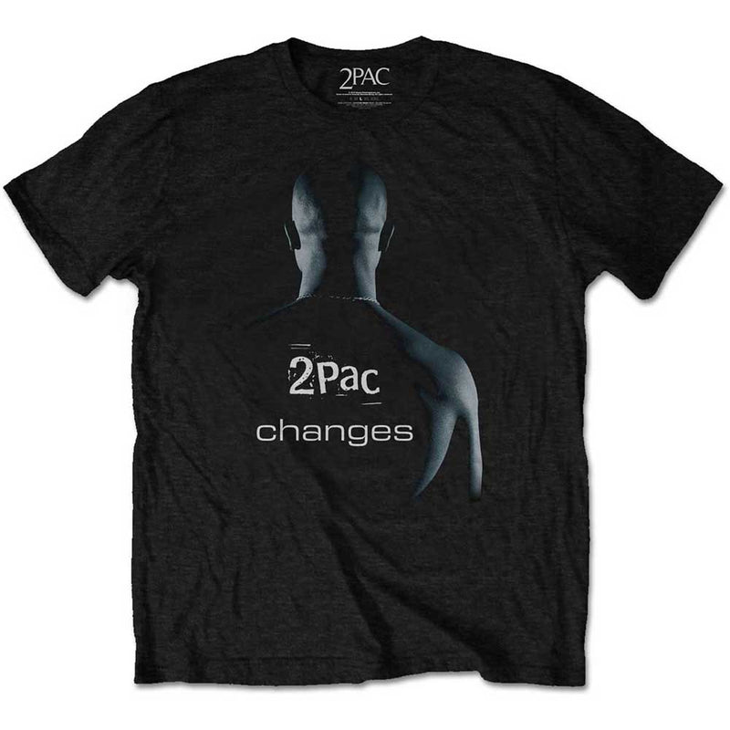Tupac 2Pac changes mens black music t-shirt urban and hip hop artist