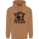 2Tone Enjoy Yourself 2 Tone SKA Music Mens 80% Cotton Hoodie Caramel Latte