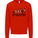 2 Tone Evolution Music 2Tone SKA Mens Sweatshirt Jumper Bright Red