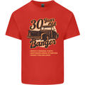 30 Year Old Banger Birthday 30th Year Old Mens Cotton T-Shirt Tee Top Red