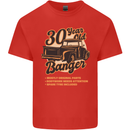 30 Year Old Banger Birthday 30th Year Old Mens Cotton T-Shirt Tee Top Red